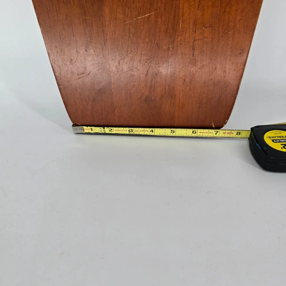 Vintage Wood Charcuterie Board, Large Curved‎ Cheese Platter Serving Paddle